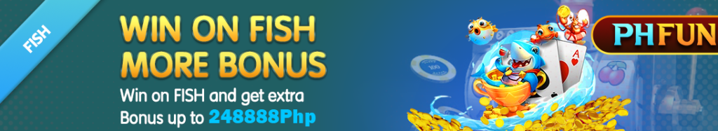 Shoot fish and win bets to receive rewards at PHFUN