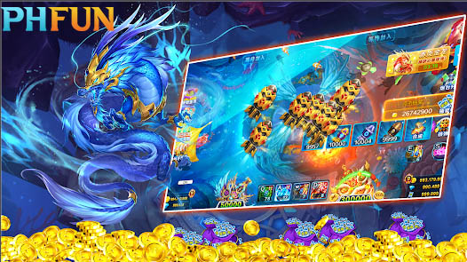 Apply the mustache gameplay to conquer big rewards with dragon fish shooting